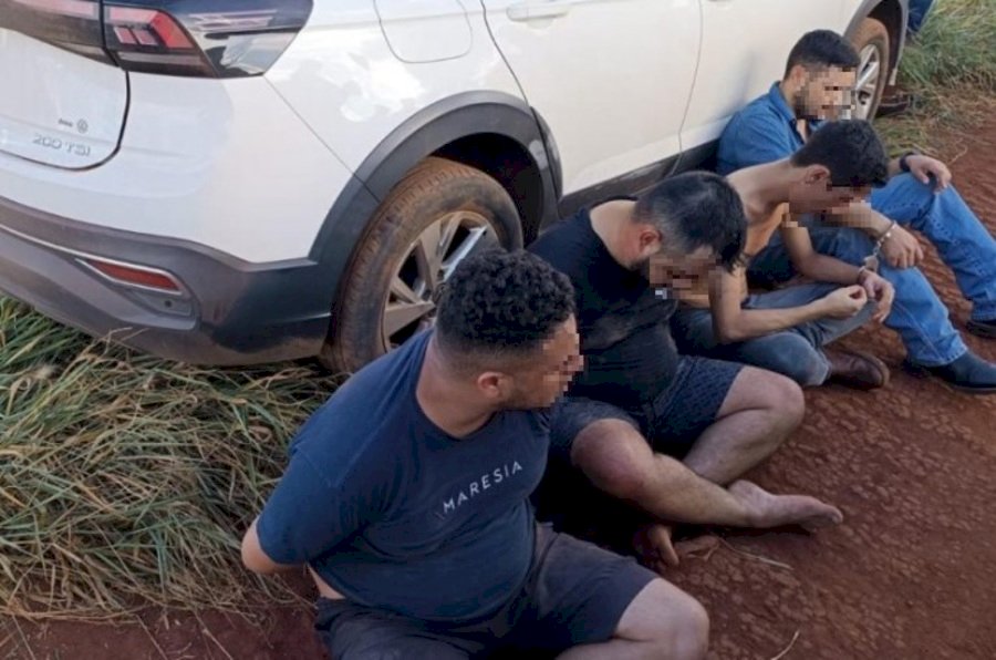 Carro roubado - Morador de Batayporã é preso no Paraguai com outros três suspeitos após perseguição policial