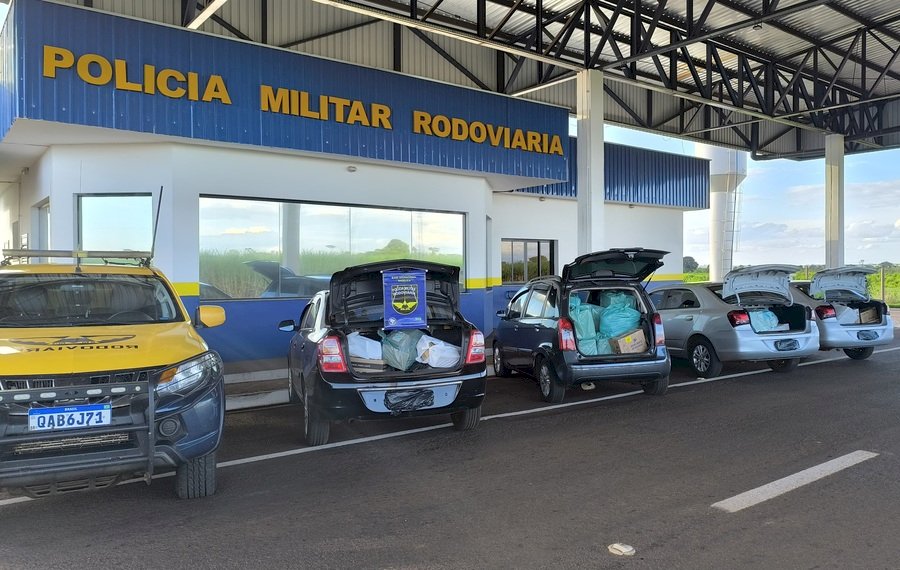 Angélica - PMR apreende mercadorias de origem estrangeira na MS-145