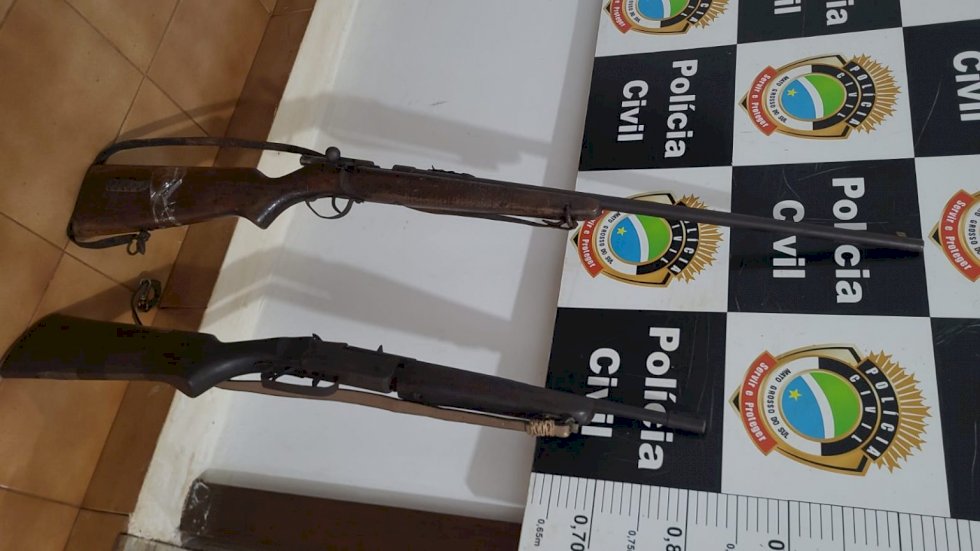 Polícia Civil prende suspeito de violência doméstica e apreende armas de fogo