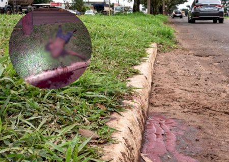 Homem é morto com tiro na nuca em canteiro da Avenida