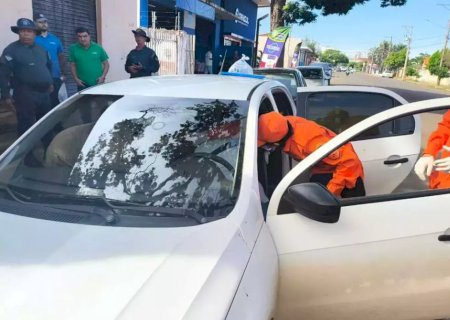 Motorista de aplicativo passa mal e morre na Rua 14 de Julho