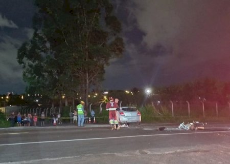Acidente entre carro e moto mata motociclista