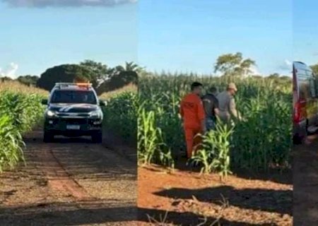 Homem é encontrado morto em plantação de milho