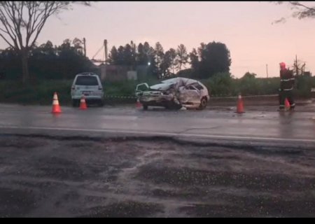 Homem morre em acidente na BR-163