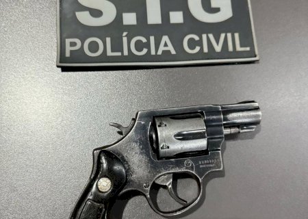 Ivinhema -Policia Civil prende homem por tentativa de homicídio e porte ilegal de arma de fogo