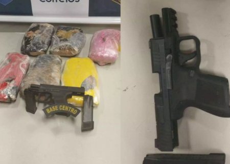 Pistola turca e drogas são apreendidas em encomendas dos Correios