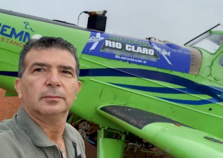 Empresário morre após queda de avião agrícola em fazenda