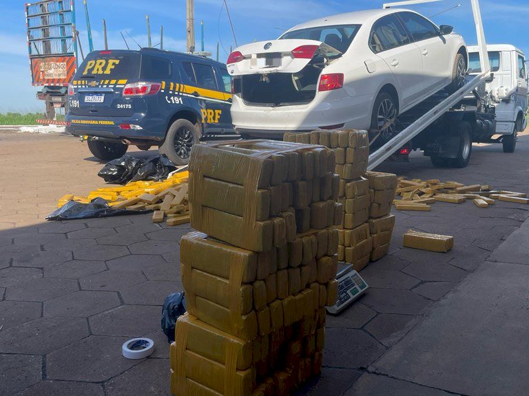 PRF apreende 314 Kg de maconha