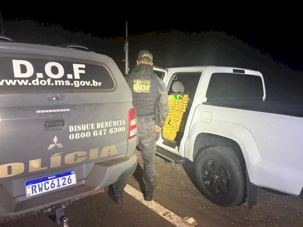 DOF apreende adolescente com mais de 800 quilos de droga