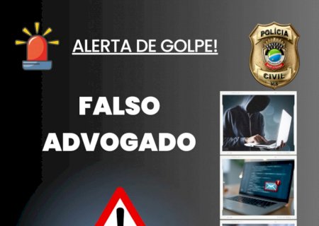 Polícia Civil alerta para golpe do falso advogado em Mato Grosso do Sul
