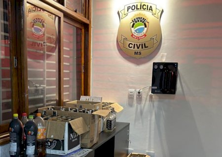 Homem é preso pela Polícia Civil por venda de bebidas falsificadas