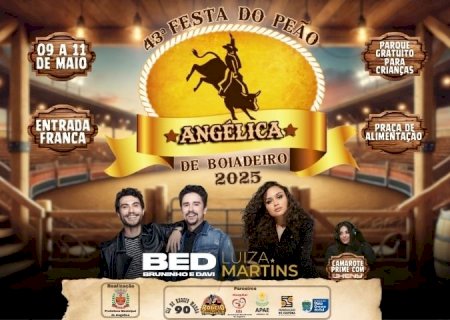 Angélica - 43ª Festa do Peão inicia nesta sexta-feira(09)