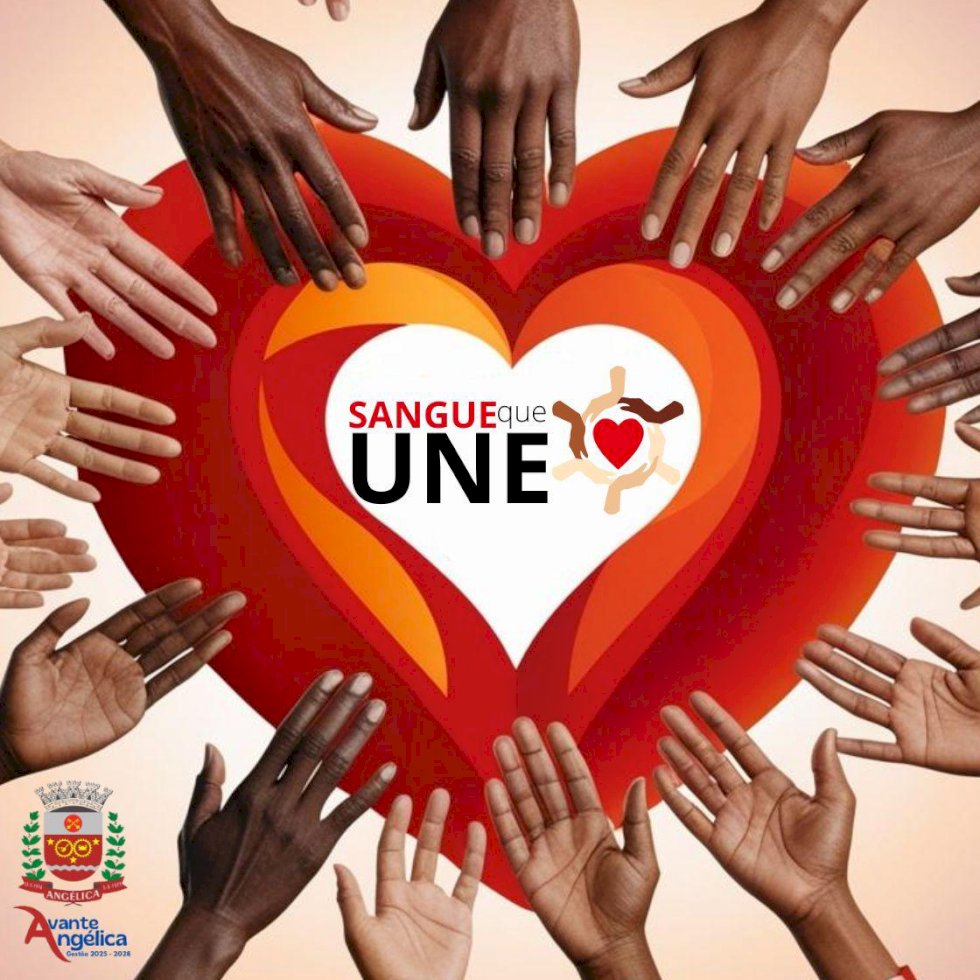 Prefeitura de Angélica promove campanha de doação de sangue com tema: \'Sangue que Une\'