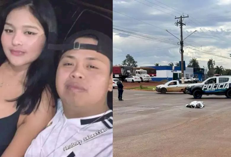 Casal morre em grave acidente envolvendo moto e caminhão