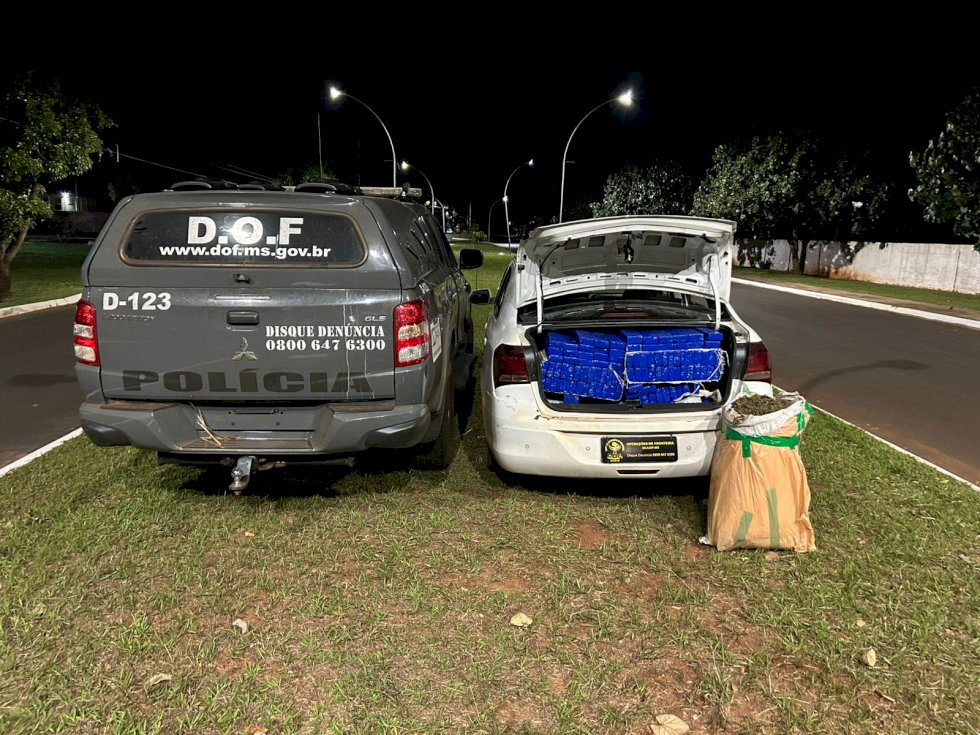 DOF apreende mais de 160 quilos de drogas que seguiam para Minas Gerais
