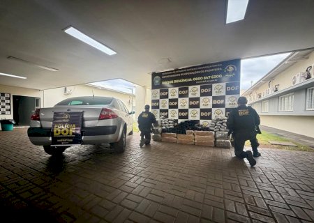 DOF apreende veículo com drogas