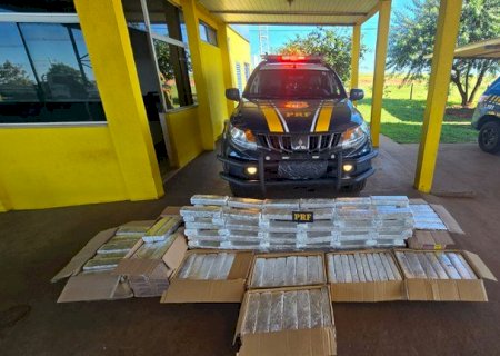 PRF apreende 284 Kg de maconha