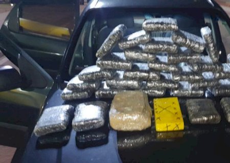PRF prende dupla com maconha e cocaína
