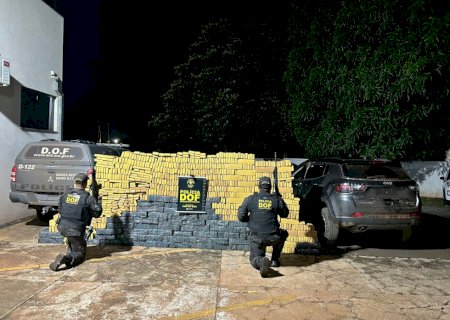 DOF e CGPA recuperam veículo furtado em Santa Catarina carregado com mais de 1,5 tonelada de droga