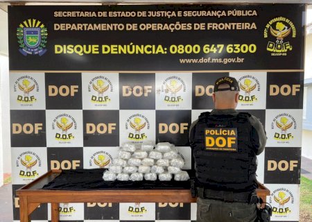 DOF apreende drogas em tanque de combustível de veículo