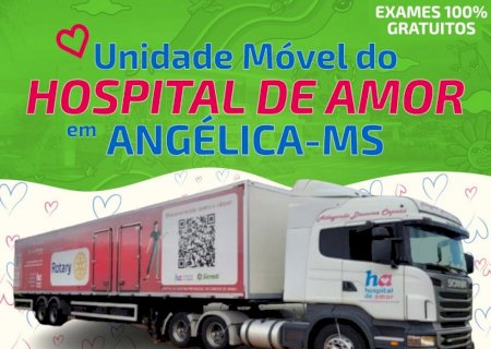 Hospital de Amor estará em Angélica com exames gratuitos de prevenção – Agende já o seu!