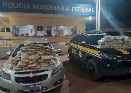 PRF apreende 78 Kg de maconha