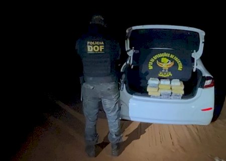 DOF apreende veículo com drogas
