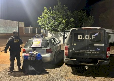 Veículo que seguia para Campo Grande com drogas é apreendido pelo DOF