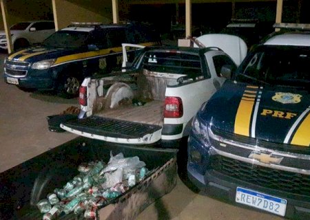PRF apreende 34 Kg de skunk em Bataguassu