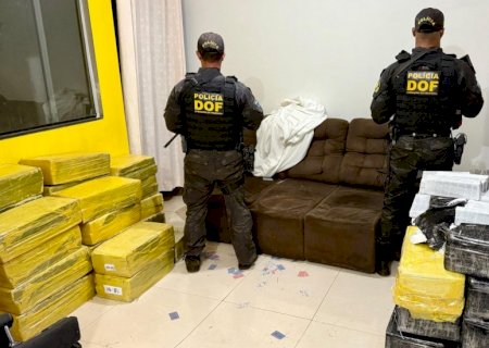 DOF apreende quase 1 tonelada de droga em entreposto em Ponta Porã e recupera veículo roubado
