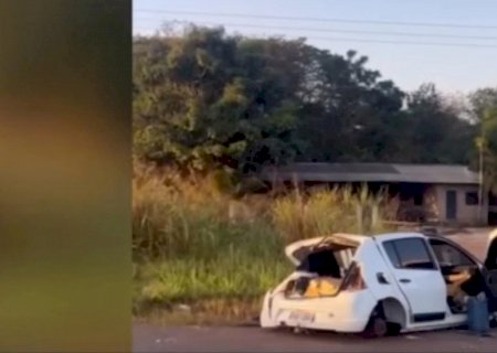 Fuga de traficante da PRF acaba com acidente na BR-262