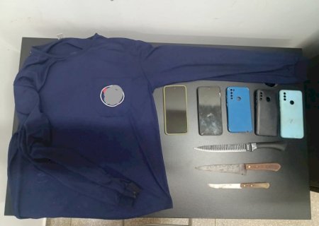 Três homens são presos por roubo, lesão corporal e receptação