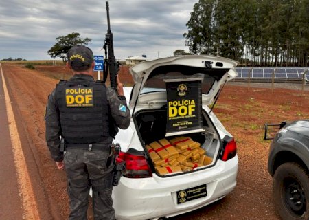 DOF apreende veículo que seguia para o Paraná com drogas e