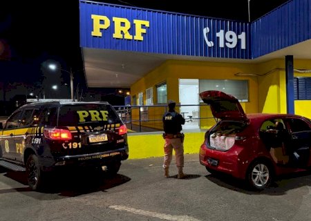 PRF apreende 486 Kg de maconha e recupera veículo na BR-163