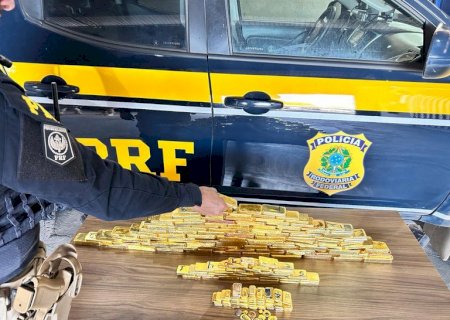 PRF apreende 103 kg de ouro irregular