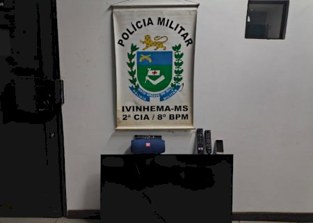 Ivinhema -Polícia Militar prende em flagrante homem por furto qualificado