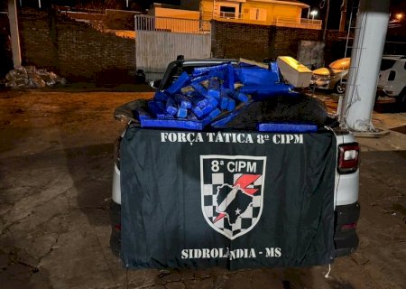 Força Tática apreende carga de maconha avaliada em R$ 4 milhões
