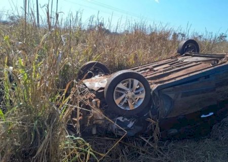 Empresário e esposa são vítimas de acidente na MS-338 entre Bataguassu e Santa Rita do Pardo
