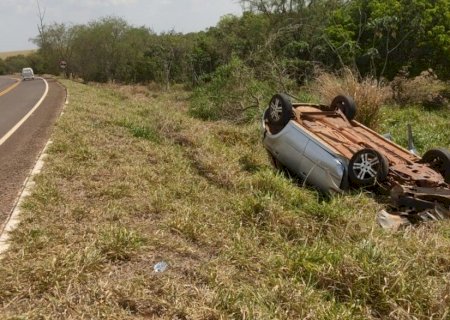 Dois acidentes são registrados na MS-473, entre Nova Andradina e Taquarussu