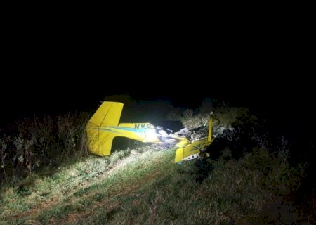 Avião cai e mata quatro pessoas em Aquidauana, no Pantanal de MS