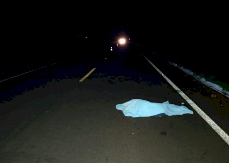 Pedestre morre atropelado na MS- 376