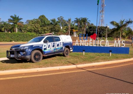 Angélica -Polícia Militar prende casal por descumprimento de medida protetiva