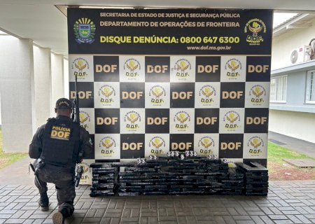 DOF apreende mais de 160 quilos de drogas