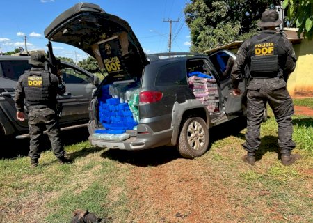 DOF apreende mais de 1 tonelada de drogas