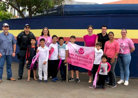 Ivinhema - Polícia Militar participa do Outubro Rosa e reforça compromisso com a saúde e a conscientização