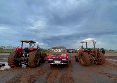 Polícia Militar Rural recupera tratores furtados em cidade do MS