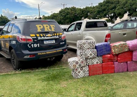 PRF apreende 388 Kg de maconha NA br-060