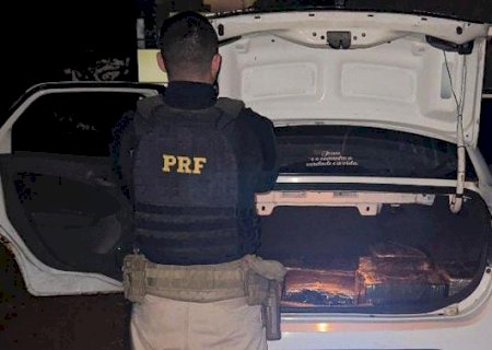PRF apreende 350 Kg de maconha na BR-463