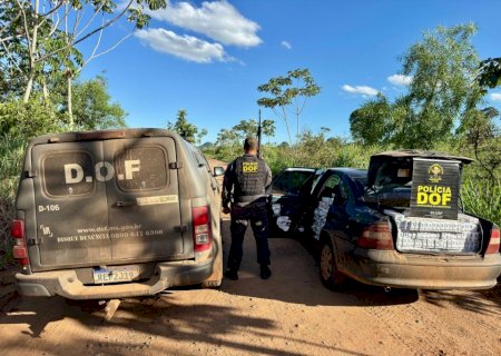 DOF apreende carro carregado com cigarros e agrotóxicos