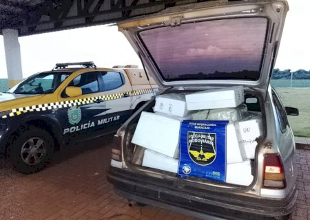 PMR apreende óculos e receptores de TV contrabandeados